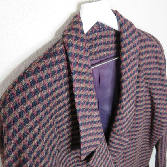 Vintage Oversized Tweed Blazer - Women's M - Picture 3 of 4